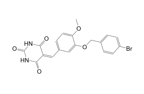 5-{3-[(4-bromobenzyl)oxy]-4-methoxybenzylidene}-2,4,6(1H,3H,5H)-pyrimidinetrione