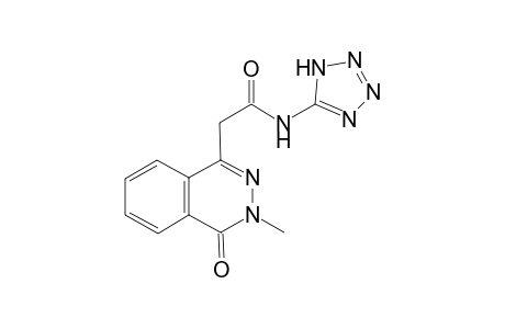 1-Phthalazineacetamide, 3,4-dihydro-3-methyl-4-oxo-N-(1H-1,2,3,4-tetrazol-5-yl)-