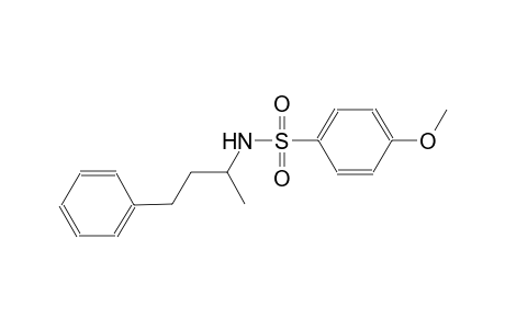 4-methoxy-N-(1-methyl-3-phenylpropyl)benzenesulfonamide