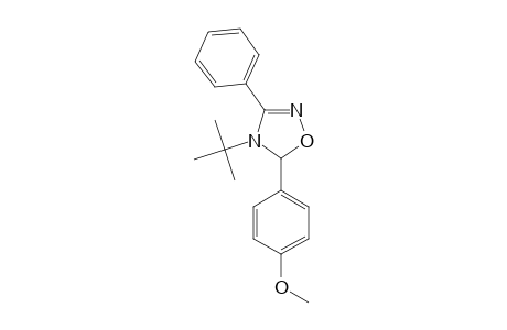 4-tert-Butyl-5-(4-methoxyphenyl)-3-phenyl-4,5-dihydro-1,2,4-oxadiazole