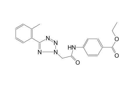 4-[2-(5-O-Tolyl-tetrazol-2-yl)-acetylamino]-benzoic acid ethyl ester