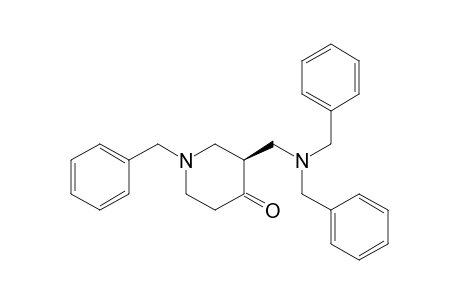 (-)-(3S)1-Benzyl-3-[(dibenzylamino)methyl]-4-piperidinone