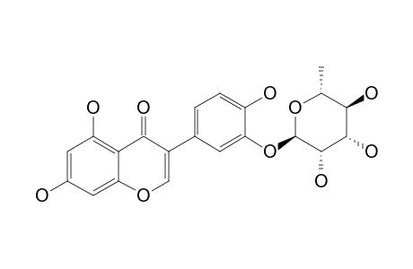 N99-596B;5,7,4'-TRIHYDROXYISOFLAVONE-3'-O-ALPHA-L-RHAMNOPYRANOSIDE
