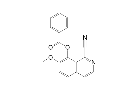 8-Benzoyloxy-1-cyano-7-methoxyisoquinoline