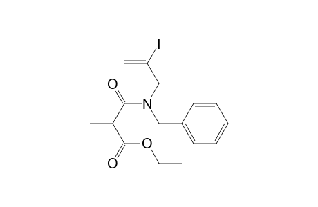 N-Benzyl-2-(ethoxycarbonyl)-N-(2-iodoallyl)propanamide