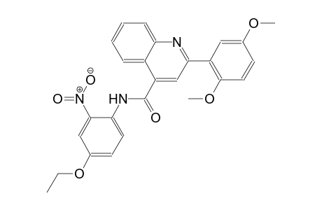 2-(2,5-dimethoxyphenyl)-N-(4-ethoxy-2-nitrophenyl)-4-quinolinecarboxamide