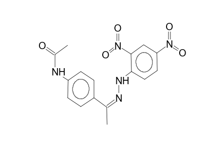 1-acetamido-4-[1-(2,4-dinitrophenylhydrazono)ethyl]benzene