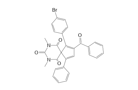 2-Benzoyl-7,9-dimethyl-1-(4-bromophenyl)-4-phenyl-7,9-diazaspiro[4.5]deca-1,3-diene-6,8,10-trione