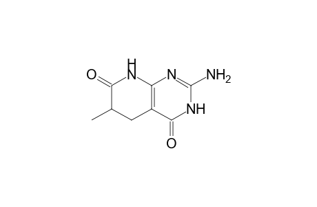 2-Amino-6-methyl-3,5,6,8-tetrahydropyrido[2,3-d]pyrimidin-4,7-dione