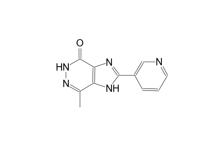 7-methyl-2-(3-pyridinyl)-1,5-dihydro-4H-imidazo[4,5-d]pyridazin-4-one
