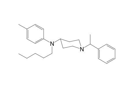 N-4-methylphenyl-N-pentyl-1-(1-phenylethyl)piperidin-4-amine