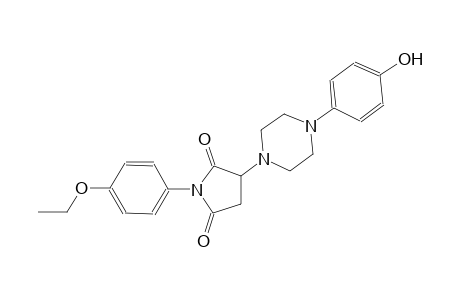 1-(4-ethoxyphenyl)-3-[4-(4-hydroxyphenyl)-1-piperazinyl]-2,5-pyrrolidinedione
