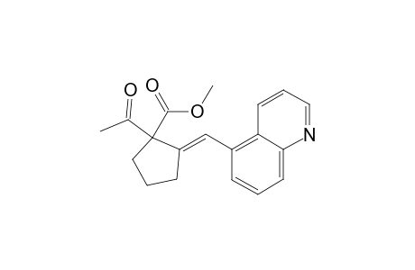 (E)-methyl 1-acetyl-2-(quinolin-5-ylmethylene)cyclopentanecarboxylate