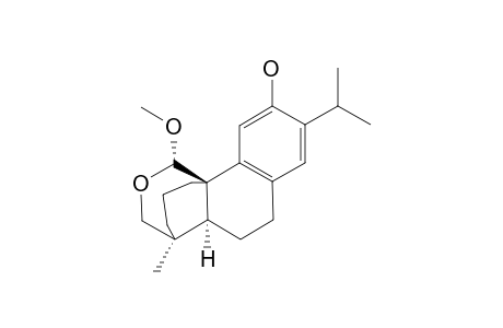 (-)-(4-S,5-S,10-R,20-S)-12,18-DIHYDROXYABIETA-8,11,13-TRIEN-20-ALDEHYDE-_18,20-METHYL_ACETAL