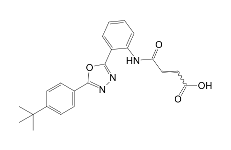 3-{{o-[5-(p-tert-butylphenyl)-1,3,4-oxadiazol-2-yl]phenyl}carbamoyl}acrylic acid