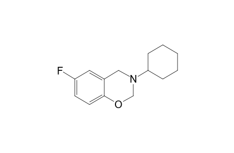 3-Cyclohexyl-6-fluoro-3,4-dihydro-2H-1,3-benzoxazine