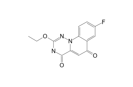 2-ETHOXY-8-FLUORO-3H-[1,2,4]-TRIAZINO-[1,6-A]-QUINOLIN-4,6-DIONE
