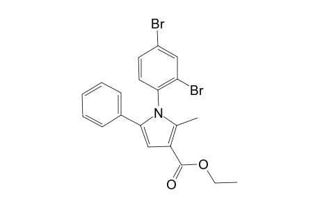 Ethyl 1-(2,4-dibromophenyl)-2-methyl-5-phenyl-1H-pyrrole-3-carboxylate