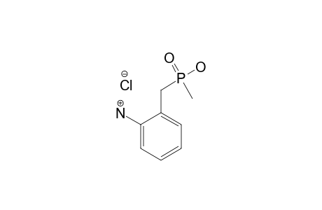 (2-AMINOBENZYL)-METHYL-PHOSPHINIC-ACID,HYDROCHLORIDE