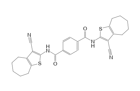 N~1~,N~4~-bis(3-cyano-5,6,7,8-tetrahydro-4H-cyclohepta[b]thien-2-yl)terephthalamide