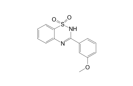 3-(3-Methoxyphenyl)-2H-benzo[e][1,2,4]thiadiazine 1,1-dioxide