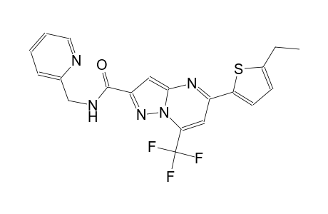 5-(5-ethyl-2-thienyl)-N-(2-pyridinylmethyl)-7-(trifluoromethyl)pyrazolo[1,5-a]pyrimidine-2-carboxamide