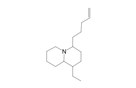 1-Ethyl-4-(4'-penten-1'-yl)-quinolizidine