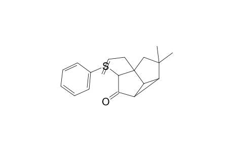(1RS,2RS,4RS,5SR,8RS)-4-Phenylthio-5-(2-propenyl)-7,7-dimethyl-tricyclo[3.3.0.0(2,8)]octan-3-one
