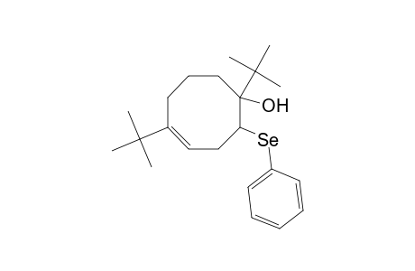 4-Cycloocten-1-ol, 1,5-bis(1,1-dimethylethyl)-2-(phenylseleno)-