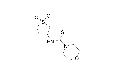 N-(1,1-dioxidotetrahydro-3-thienyl)-4-morpholinecarbothioamide