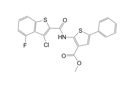 methyl 2-{[(3-chloro-4-fluoro-1-benzothien-2-yl)carbonyl]amino}-5-phenyl-3-thiophenecarboxylate