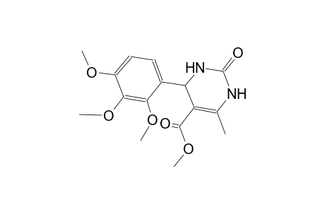 methyl 6-methyl-2-oxo-4-(2,3,4-trimethoxyphenyl)-1,2,3,4-tetrahydro-5-pyrimidinecarboxylate
