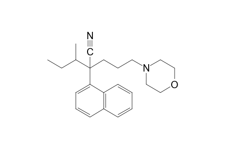 α-sec-butyl-α-(1-naphthyl)-4-morpholinevaleronitrile