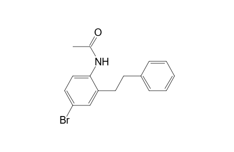 Acetamide, N-[4-bromo-2-(2-phenylethyl)phenyl]-