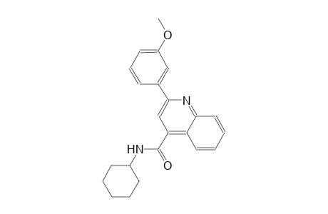 N-cyclohexyl-2-(3-methoxyphenyl)-4-quinolinecarboxamide