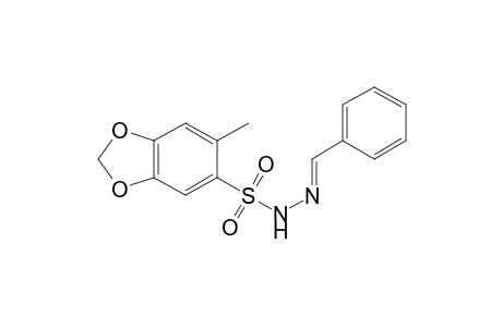 Benzylidene-6-methyl-3,4-methylenedioxybenzenesulfonylhydrazine