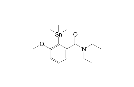 N,N-Diethyl-3-methoxy-2-(trimethylstannyl)benzamide