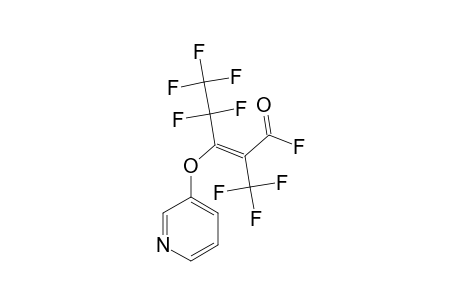 3-(PYRIDYL-3-OXY)-PERFLUORO-2-FLUOROFORMYL-PENT-2-ENE