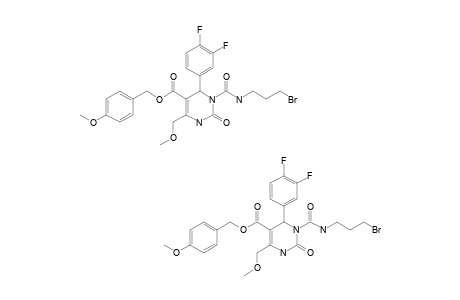 4-METHOXYBENZYL-3-[(3-BROMOPROPYL)-CARBAMOYL]-4-(3,4-DIFLUOROPHENYL)-6-(METHOXYMETHYL)-2-OXO-1,2,3,4-TETRAHYDRO-PYRIMIDINE-5-CARBOXYLATE