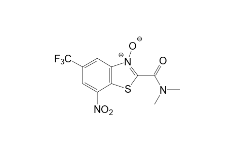 N,N-dimethyl-7-nitro-5-(trifluoromethyl)-2-benzothiazolecarboxamide, 3-oxide
