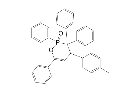 2H-1,2-Oxaphosphorin, 3,4-dihydro-4-(4-methylphenyl)-2,3,3,6-tetraphenyl-, 2-oxide, cis-