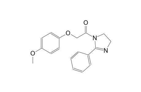 1H-imidazole, 4,5-dihydro-1-[(4-methoxyphenoxy)acetyl]-2-phenyl-