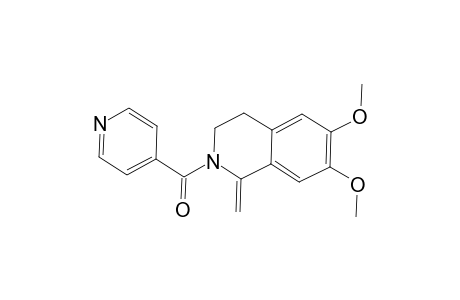 2-Isonicotinoyl-6,7-dimethoxy-1-methylene-1,2,3,4-tetrahydroisoquinoline