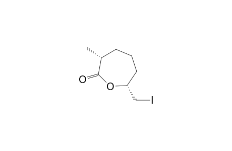 (3R,7R)-7-(iodanylmethyl)-3-methyl-oxepan-2-one