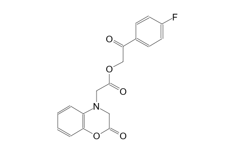 2-(4-fluorophenyl)-2-oxoethyl (2-oxo-2,3-dihydro-4H-1,4-benzoxazin-4-yl)acetate