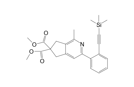 Dimethyl 7-methyl-5-[2-[2-(trimethylsilyl)ethynyl]phenyl]-1,2-dihydro-3H-cyclopenta[c]pyridine-2,2-dicarboxylate