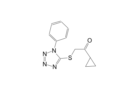 ethanone, 1-cyclopropyl-2-[(1-phenyl-1H-tetrazol-5-yl)thio]-