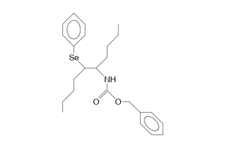 erythro-(1-Butyl-2-phenylseleno-hexyl)-carbamic acid, benzyl ester