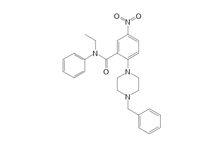 2-(4-benzylpiperazin-1-yl)-N-ethyl-5-nitro-N-phenyl-benzamide