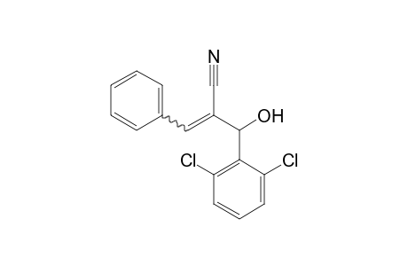 2-[(2,6-dichlorophenyl)-hydroxy-methyl]-3-phenyl-prop-2-enenitrile